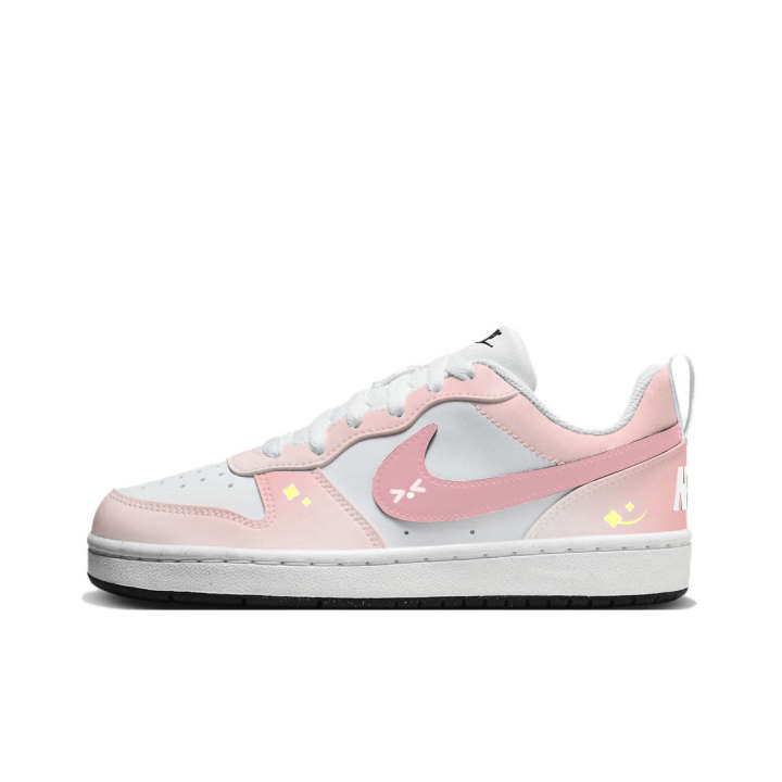 Nike Nike Court Borough Skateboard Shoes Unisex Low Top Pink