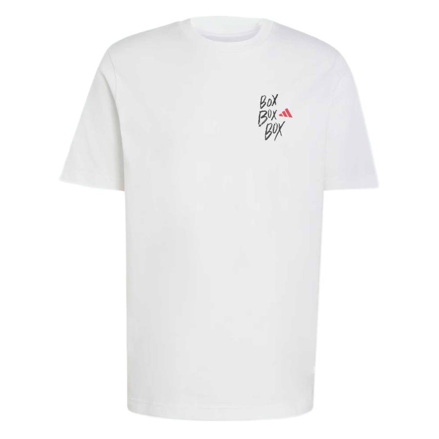 Adidas Adidas Motorsports T Shirts Men's White Crew Neck Moderate