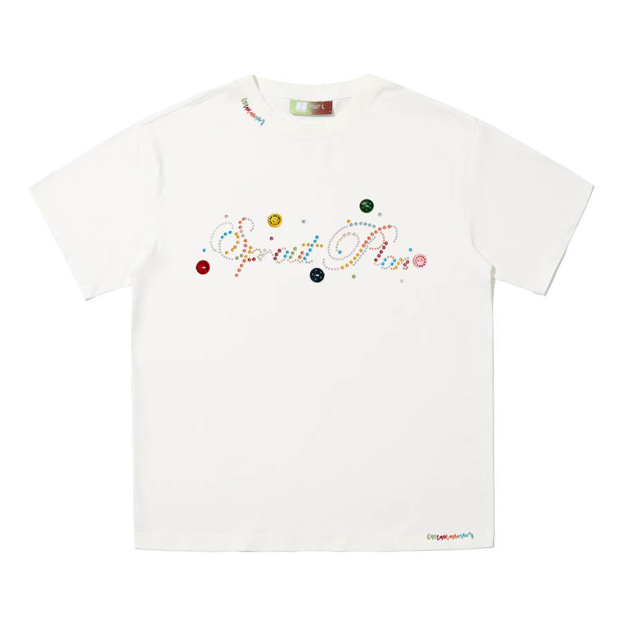 NSTNEW START T Shirts Unisex White Crew Neck Thin Straight Fit