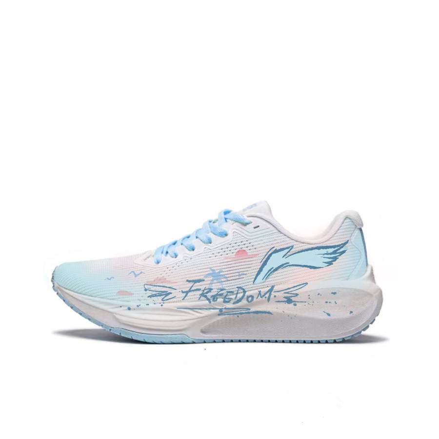 Li-Ning Li Ning Running Shoes Unisex Low Top Blue White