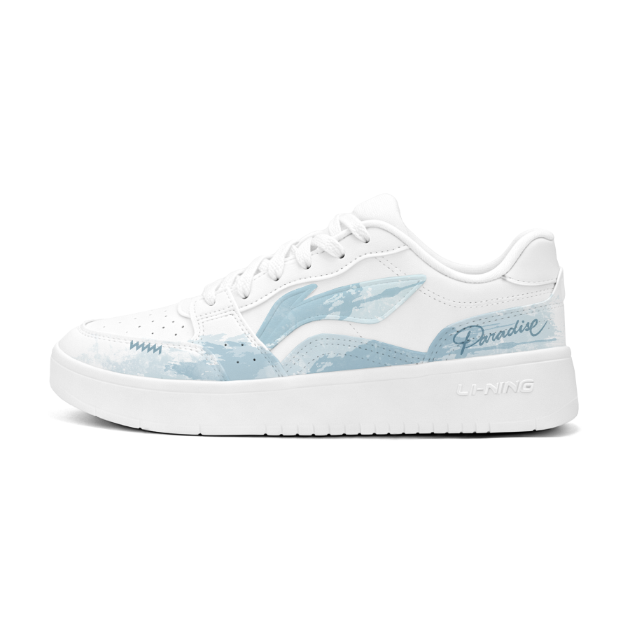 Li-Ning Li Ning Sycee Skateboard Shoes Men's Low Top White