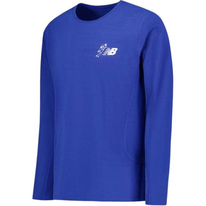 New Balance New Balance T Shirts Men's Blue Crew Neck Moderate