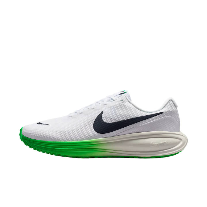 Nike Nike REVOLUTION 8 Running Shoes Men's Low Top White/Green Spark/Peak White/Midnight Blue