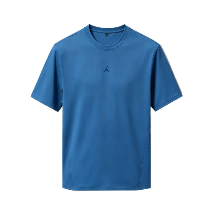 Jordan Jordan Sport Quick Dry T Shirts Men's Pure Blue/Black Crew Neck Moderate