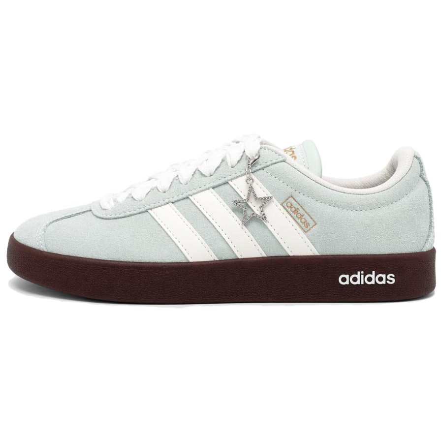 Adidas Adidas Vl Court Classic German Army Trainers Unisex Low Top Mint Green