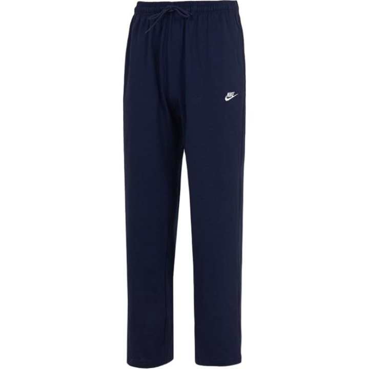 Nike Nike Knitted Sweatpants Men's White/Navy Blue Moderate Straight Fit Pants