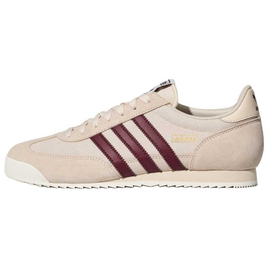 Adidas Originals R71 Casual Shoes Unisex Low Top Wonder White/Dark Red/Light Ivory