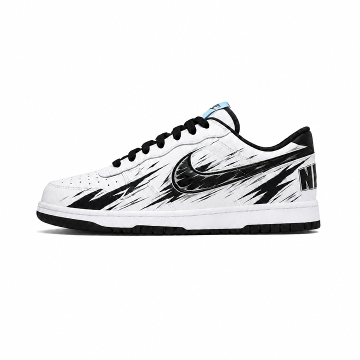Nike Nike Big Skateboard Shoes Men's Low Top Black/White