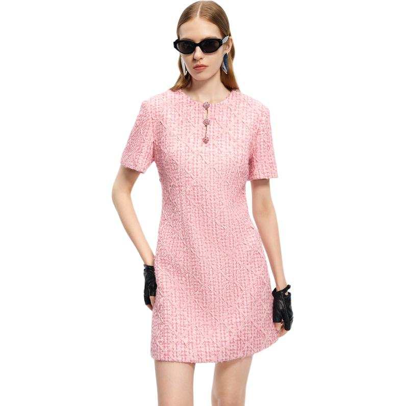 KARL LAGERFELD / Karl Lagerfeld Jeans Short Sleeved Dress Women's Pink