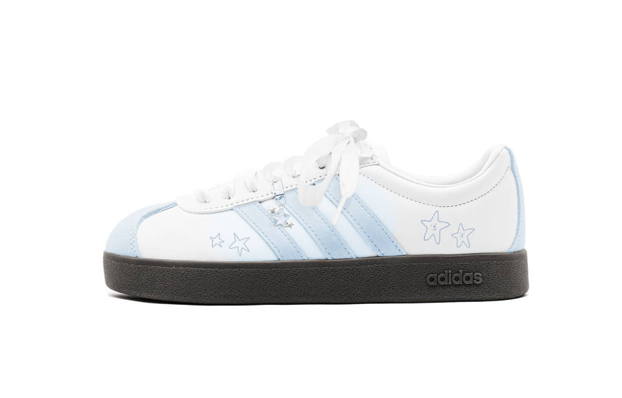 Adidas Neo VL Court 2.0 Skateboard Shoes Unisex Low Top White/Blue