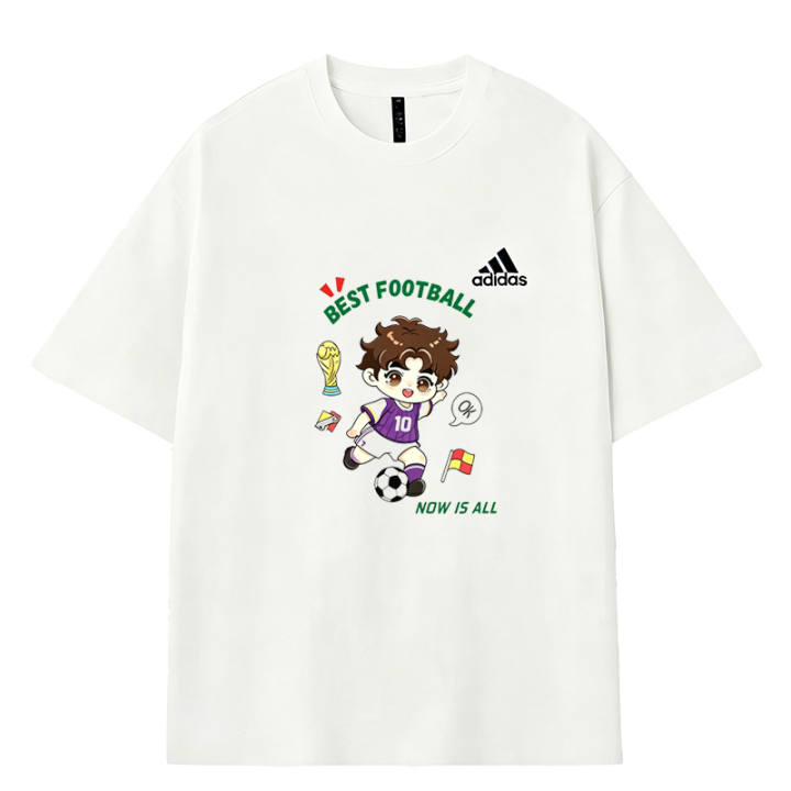 Adidas Adidas MUST HAVES T Shirts Men's White Crew Neck Moderate