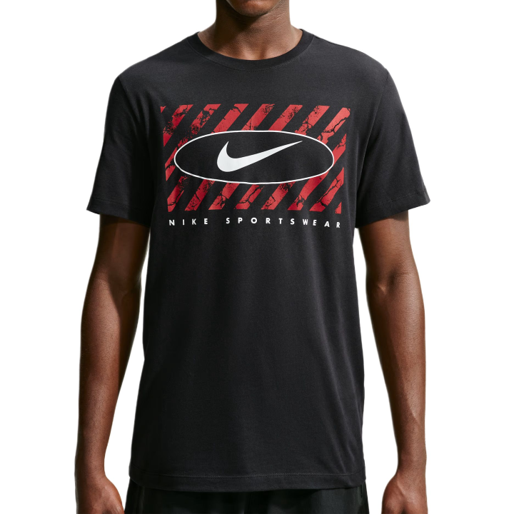 Nike Nike T Shirts Men's Black Crew Neck Moderate