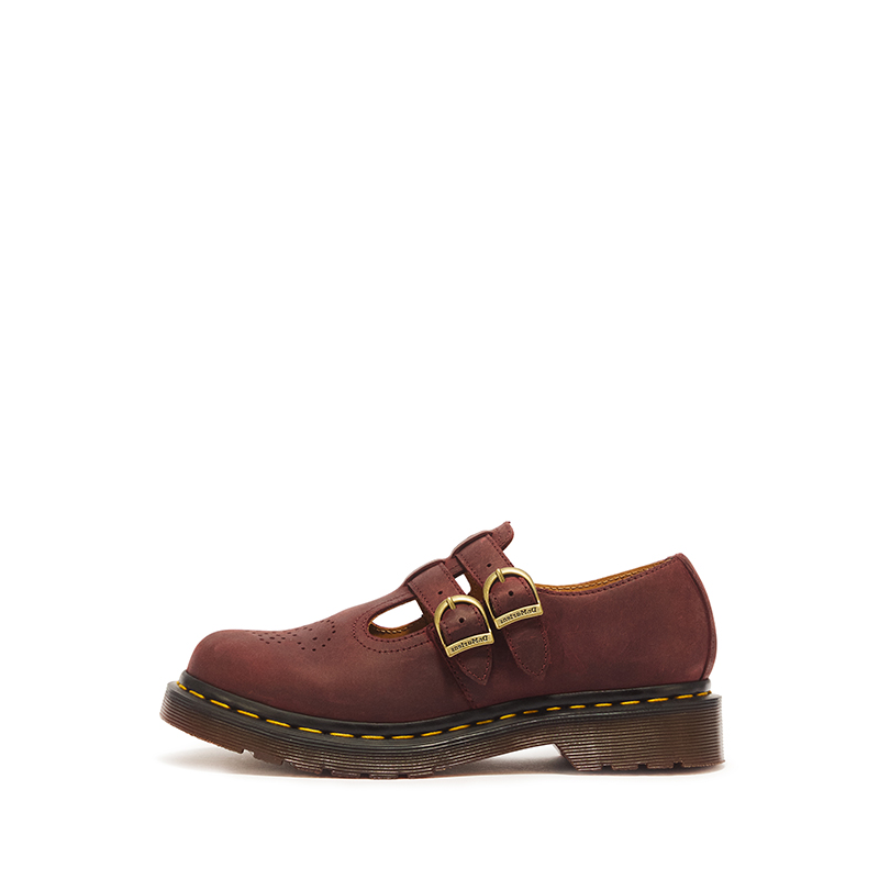 Dr.Martens Mary Jane Shoes Unisex Cherry Red