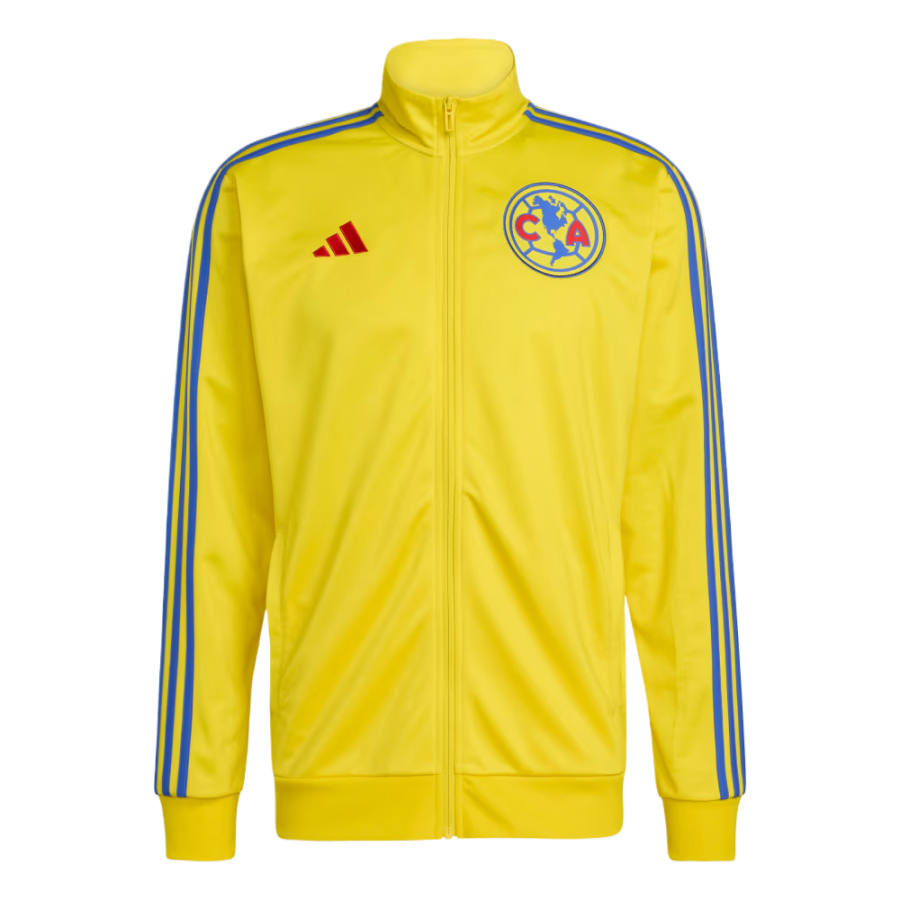 Adidas Adidas Mountain Lion Club Soccer Jerseys Men's Yellow Stand Collar Moderate