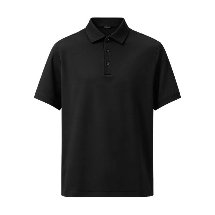 Jordan Jordan Sport Golf Clothing Men's Black/Black Polo Collar Moderate