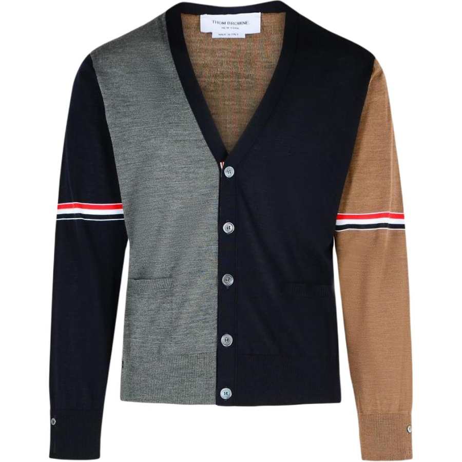 THOM BROWNE THOM BROWNE RWB Stripe Cardigan