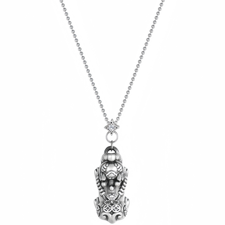 KINGFOCUS KINGFOCUS 999 Fine Silver Necklaces Unisex