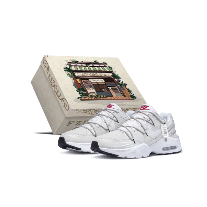 Nike Nike Air Max Fusion Running Shoes Men's Low Top Gray White