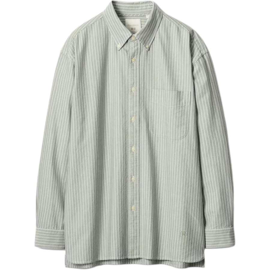 UNIQLO Shirts Men's Green Moderate