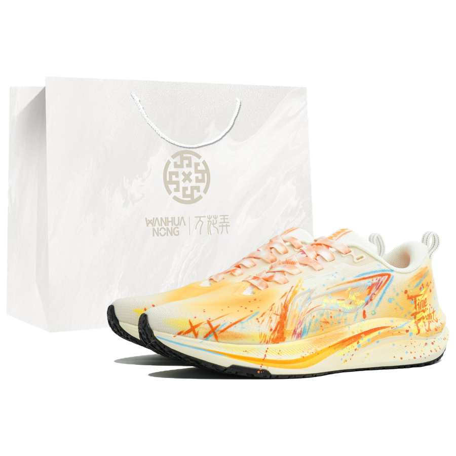 Li-Ning Li Ning Red Hare 8 Running Shoes Men's Low Top Orange/Yellow