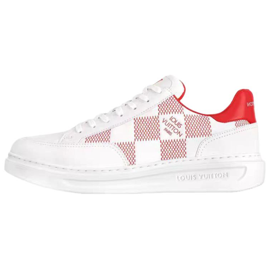 LOUIS VUITTON Beverly Hills Skateboard Shoes Men's Low Top White