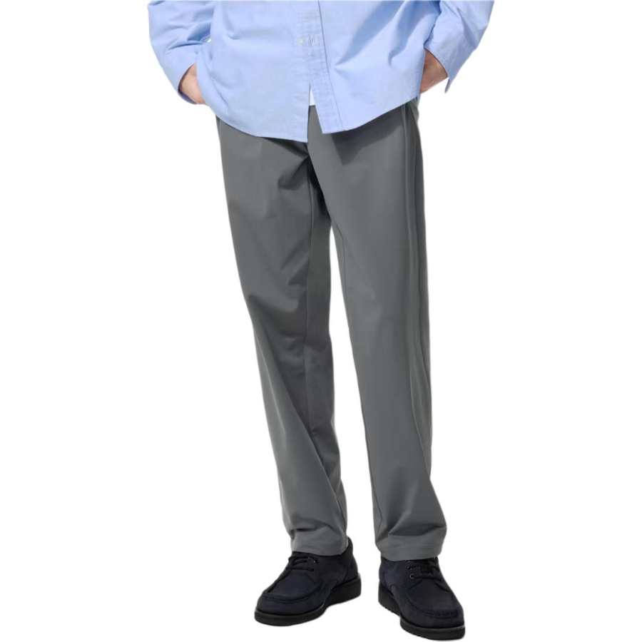 UNIQLO Casual Pants Men's Gray Moderate Tapered Pants
