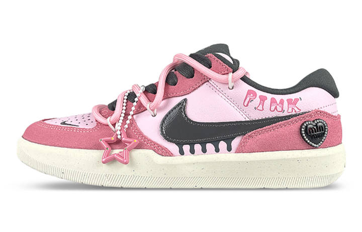 Nike Nike SB Force 58 Training Shoes Unisex Low Top Pink/Black