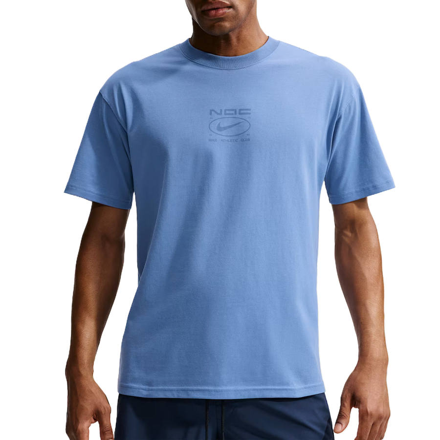 Nike Nike Fitness Clothing Men's Indigo Storm Crew Neck Moderate
