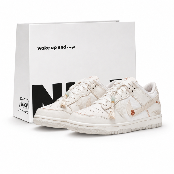 Nike Nike Dunk Skateboard Shoes Men's Low Top White