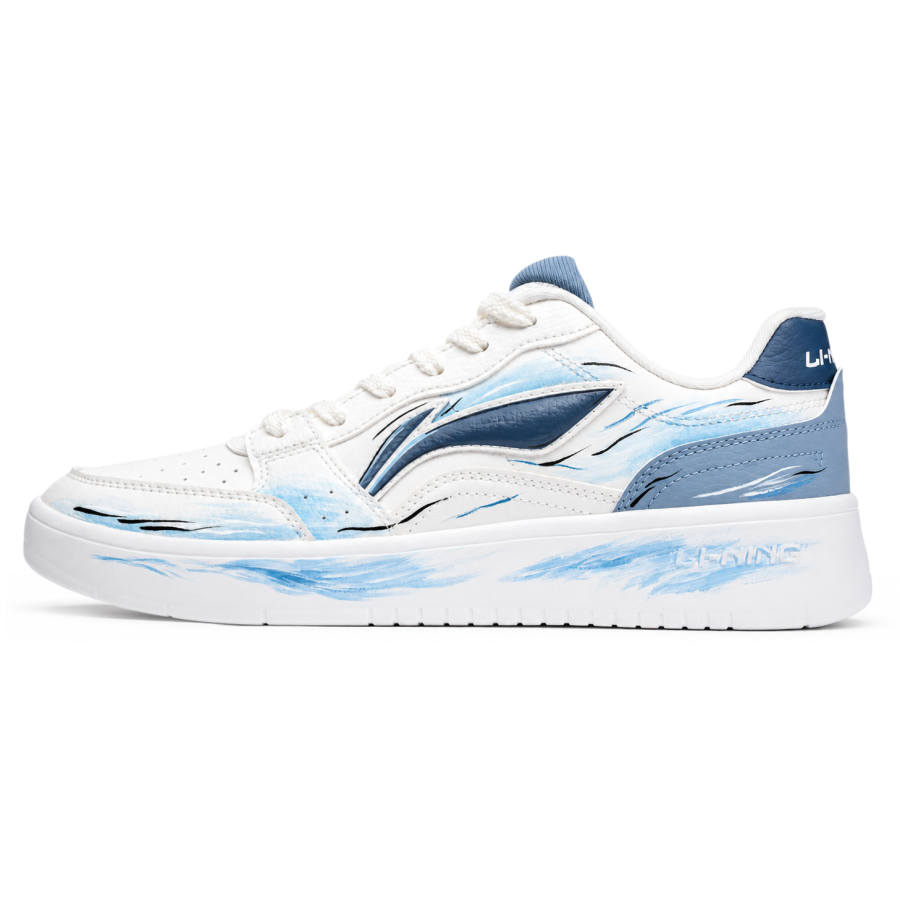Li-Ning Li Ning Sycee Skateboard Shoes Men's Low Top Blue With White Lettering