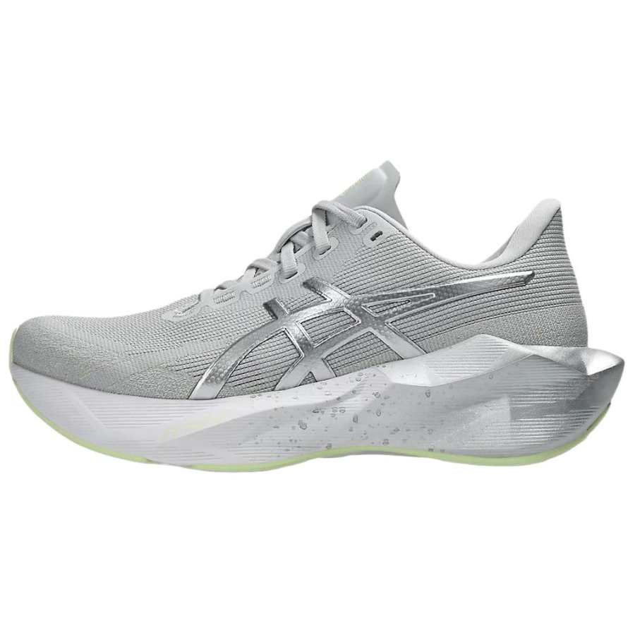 ASICS NOVABLAST 6 Running Shoes Women's Platinum/Neon Green