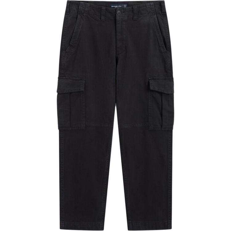 Abercrombie&Fitch Cargo Pants Men's Black Moderate