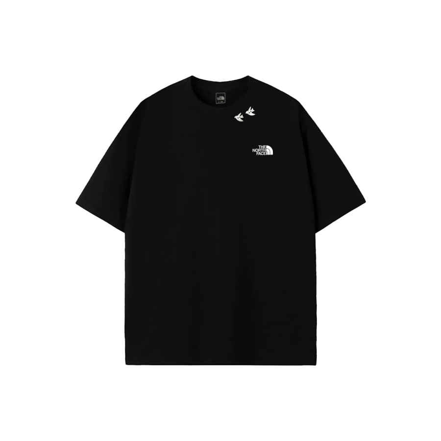 THE NORTH FACE T Shirts Unisex Black Crew Neck Moderate