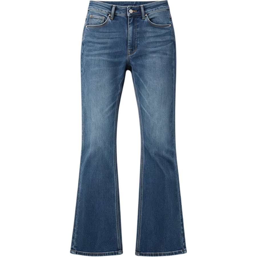 Lee Lee Jeans Women's Medium Dark Blue Moderate Flared Pants