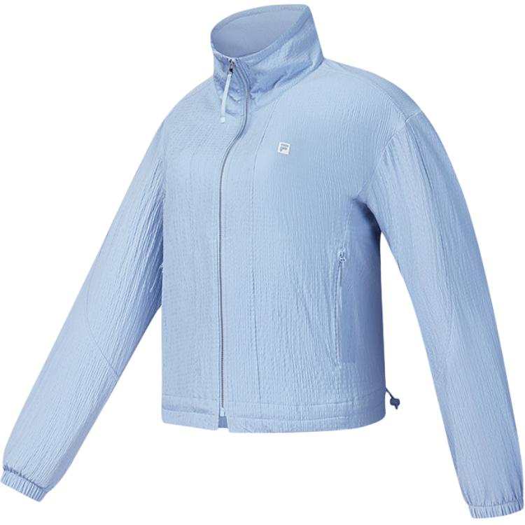 FILA Jackets Women's Glass Blue LB Stand Collar Moderate Other