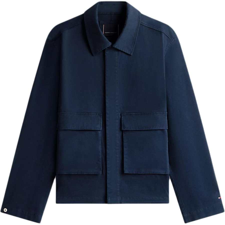Tommy Hilfiger Jackets Men's Marine Blue Lapel Moderate Other