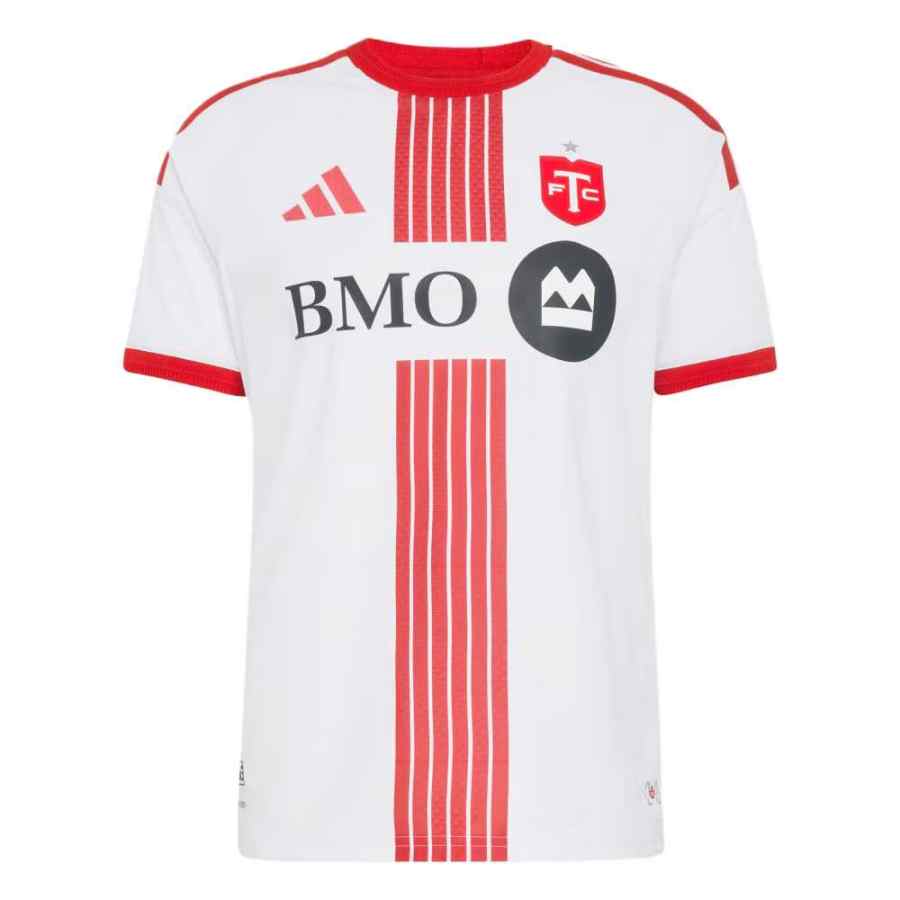 Adidas Adidas Toronto Soccer Jerseys Men's White Red Crew Neck Moderate