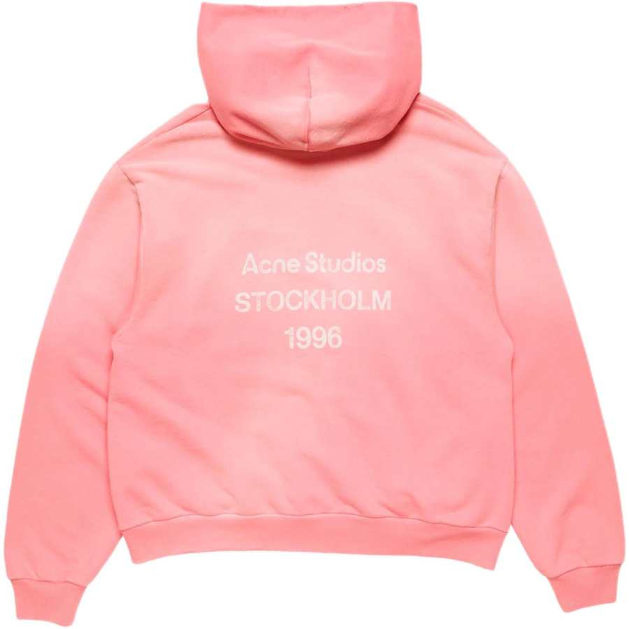 Acne Studios Acne Studios Sweatshirts Unisex Tango Pink Hooded Detachable Moderate
