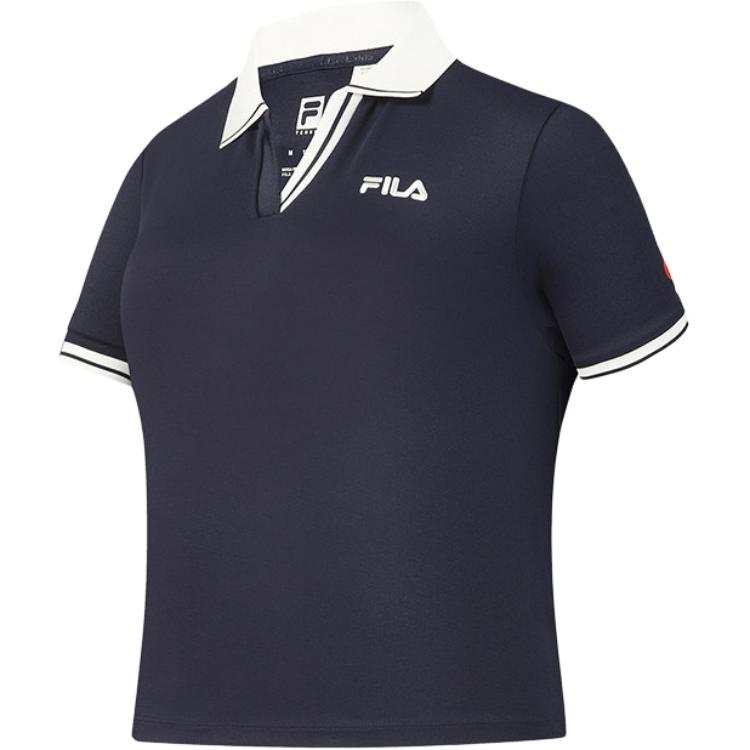 FILA Polo Shirts Women's Lapel Moderate