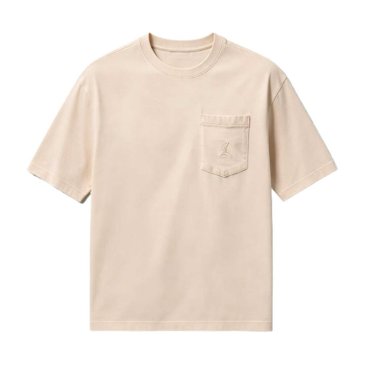 Jordan Jordan Brooklyn T Shirts Men's Light Brown Crew Neck Moderate