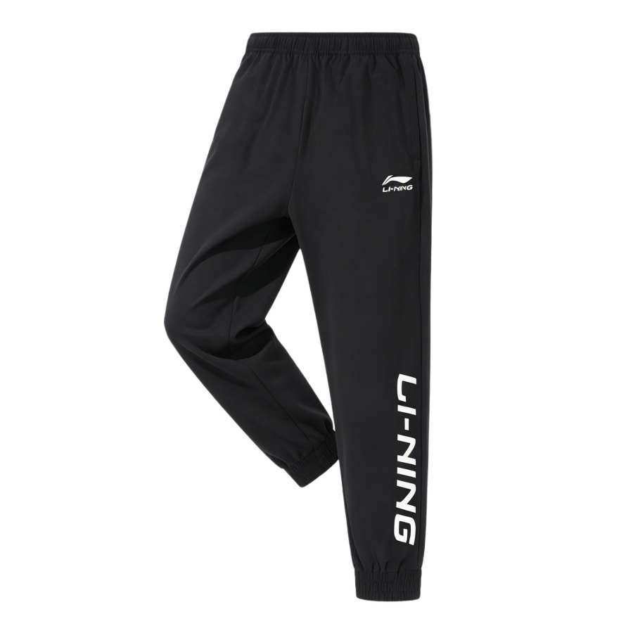 Li-Ning Li Ning Casual Pants Men's Black Moderate Cuffed Pants