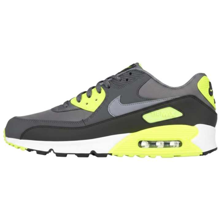 Nike Nike Air Max 90 Running Shoes Men's Gray/Black/White/Yellow