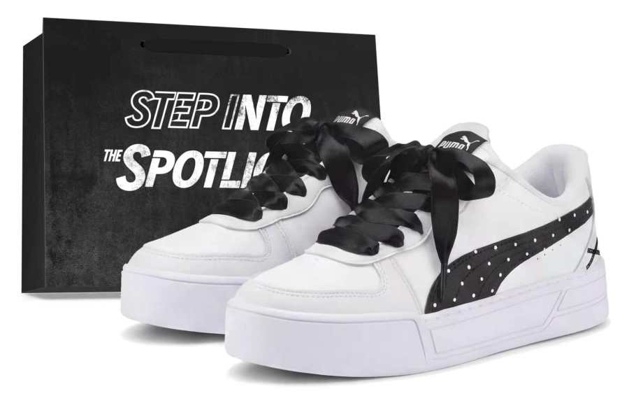 PUMA Skye Skateboard Shoes Women's Low Top Black