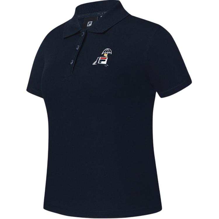 FILA Polo Shirts Women's Polo Collar Moderate Straight Fit