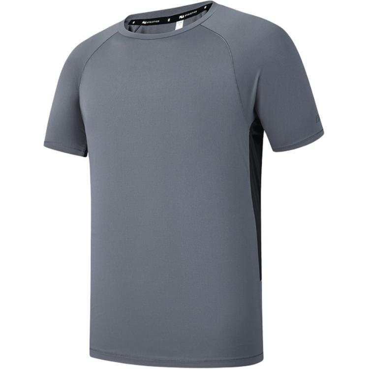 FILA T Shirts Men's Ball Ink Gray DY Crew Neck Moderate Straight Fit