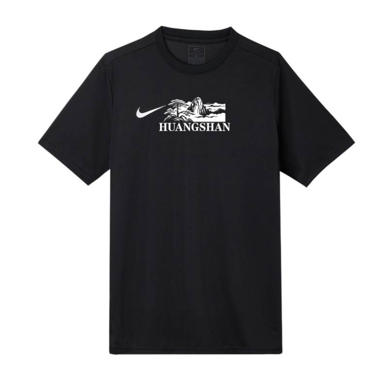 Nike Nike T Shirts Unisex Black Crew Neck Moderate Straight Fit
