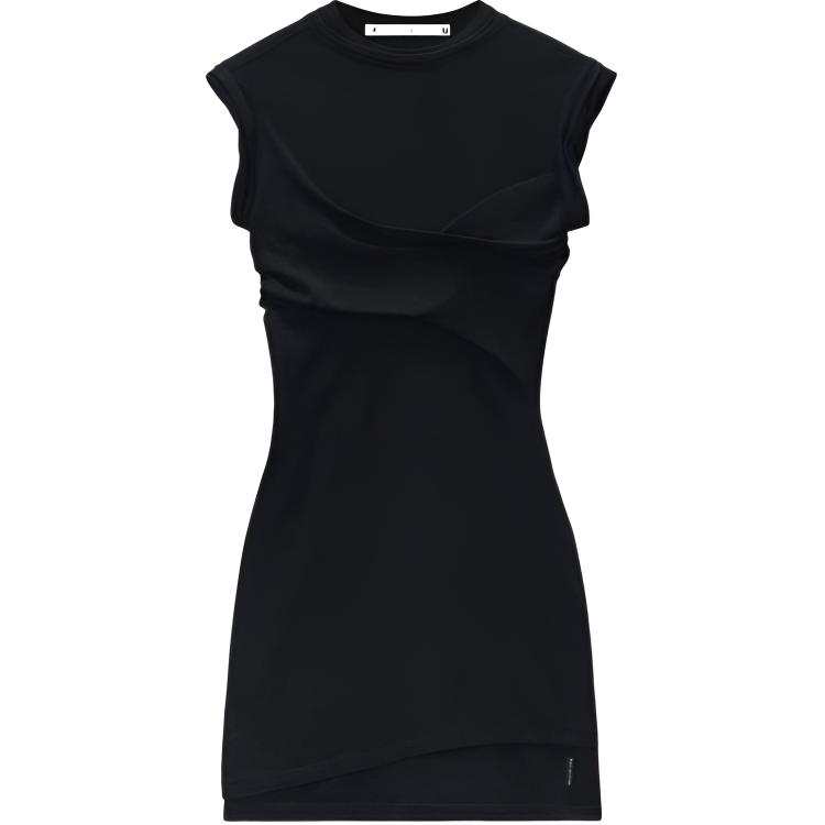Alexander Wang Sleeveless Dresses Women's Black Crew Neck Moderate Short Skirt Other