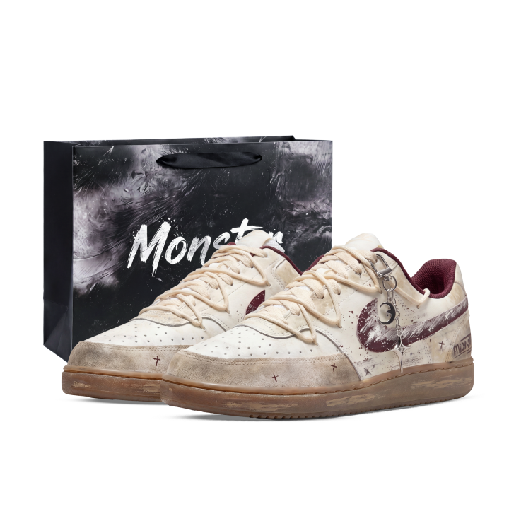 Nike Nike Court Vision Low Skateboard Shoes Unisex Low Top White/Brown