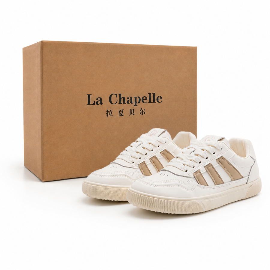 La Chapelle Synthetic Leather Abrasion Resistant Lightweight Breathable Slip Resistant Low top Skateboard Shoes Women's