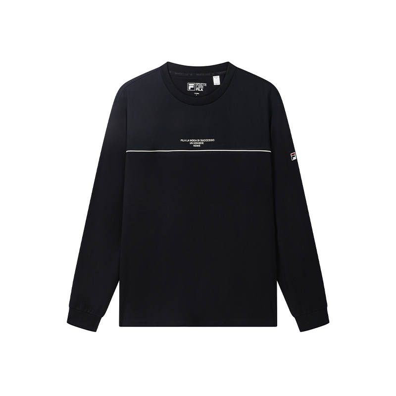 FILA Heritage T Shirts Men's Legend Blue Crew Neck Moderate Straight Fit